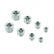 Pipe Plugs 8-Piece Set Includes Two 1/8 Inch NPT Two 1/4 Inch NPT Two 3/8 Inch NPT Two 1/2 Inch NPT Mr Gasket