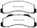 EBC 15+ Ford Expedition 3.5 Twin Turbo 2WD Greenstuff Front Brake Pads