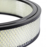 Air Filter 14 Inch x 3 Inch Replacement White manufactures replacement air filter element 14 Inch Inch Diameter and 3 Inch Inch Tall Mr Gasket