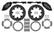 Wilwood 17-21 Can-Am X3RS Black 6-Piston Rear Kit 11.25in - Drilled Rotors