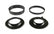 Air Cleaner Spacer and Adapter Kit Adapts 5-1/8 Inch Neck 2 or 4-Barrel Carb Air Cleaners to 3 Inch and 2-5/8 Inch 2-Barrel Carburetor Necks Mr Gasket