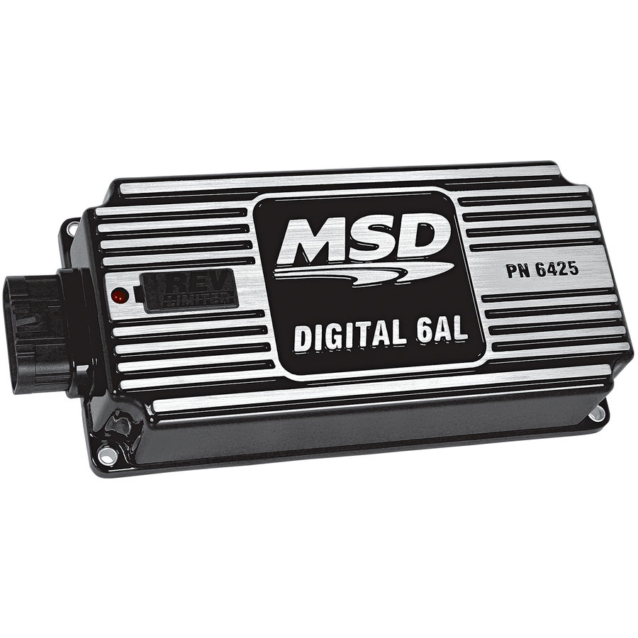 MSD Digital 6Al Ignition Control Black Built-In Adjustable Rev-Limit Control MSD Ignition