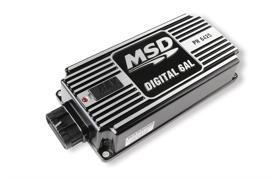 MSD Digital 6Al Ignition Control Black Built-In Adjustable Rev-Limit Control MSD Ignition