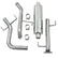 MBRP 2007-2009 Toyota FJ 4.0L V6 Cat Back Single Rear Exit Off-Road Tail No tip