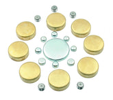 Brass Freeze Plug Kit Fits Chevrolet Small Block Mr Gasket