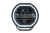 DV8 Offroad 7in Halo Elite Round Light w/ Accent Halo - White/Amber