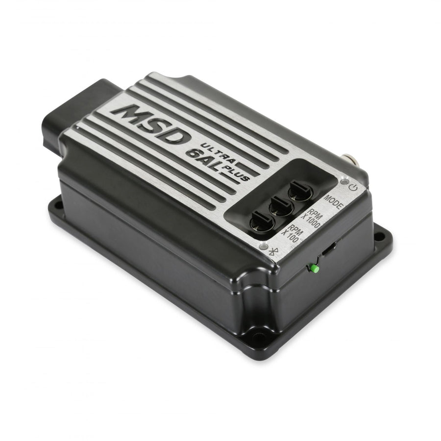 MSD Ultra 6Al Plus Ignition Control Black Compact Design Full MSD Power. Bluetooth Service Only Available Within The Usa And Canada MSD Ignition