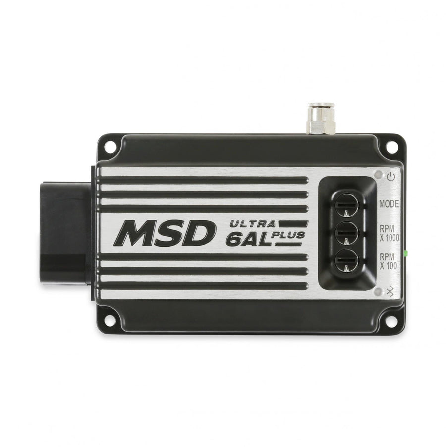 MSD Ultra 6Al Plus Ignition Control Black Compact Design Full MSD Power. Bluetooth Service Only Available Within The Usa And Canada MSD Ignition
