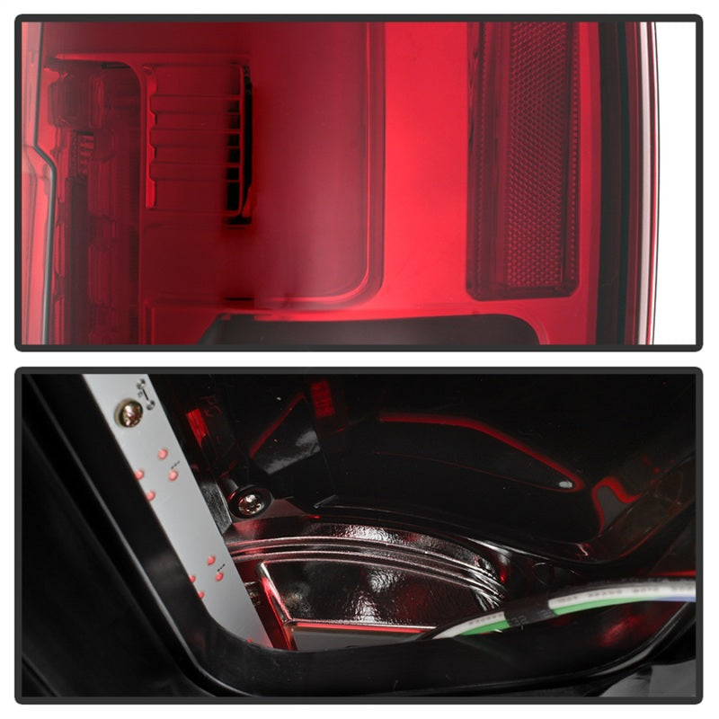 Spyder 17-18 Ford F-250 SD (w/Blind Spot Sens) LED Only Tail Lights - Red Clr (ALT-YD-FS17BS-LED-RC)