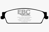 EBC 09-14 Cadillac Escalade 6.0 Hybrid Yellowstuff Rear Brake Pads