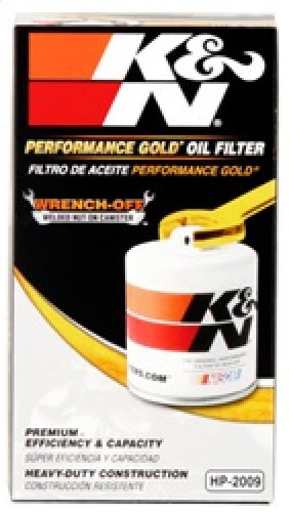K&N Oil Filter | 3/4 In. - 16 Thread | HP-2009