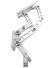 CVF Racing Polished or C3 Ceramic Clear Coat hood hinges for 1965 to 1966 Ford F-Series truck, HOOD-HINGE-KIT-66FT-SS
