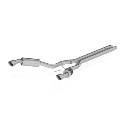 MBRP 2015-2017 Ford Mustang GT 5.0 3in Cat Back Dual Split Rear Street Version 4.5in Tips - Aluminized | S7277AL