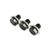 Torque Converter Bolts GM Fits GM 3/8-20 Set of 3 bolts with Washers Mr Gasket