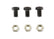 Torque Converter To Flexplate Bolts 3/8-24 x 5/8 Inch 3 Per Set Fits GM TH350 and Powerglide Mr Gasket