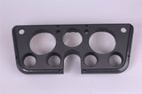 Clayton Machine Works Gauge Bezel 67-72 GM P/U Carbon Fiber With Gray 6772-C