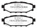 EBC 08-10 Subaru Impreza 2.5 Bluestuff Rear Brake Pads