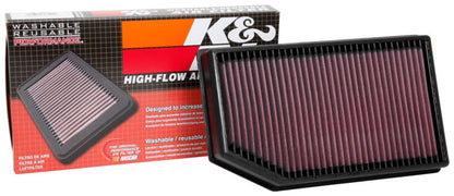 K&N Drop-In Air Filter | 2018-2026 Jeep Gladiator & Wrangler | 33-5076