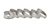 Vibrant Titanium Pie Cuts | 3.0 in OD, CP1 Grade Titanium, Bag of 6, Unwelded | 13530