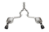 Corsa 24+ Ford Mustang GT Xtreme Cat-Back Ex. Sys. 3.0in Dual Rear Exit w/4.5in Black PVD Pro Tips