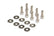 Fabricated Aluminum Valve Covers Silver Finish Fits 1960-1986 Chevrolet 262-400 Gen I Small Block Mr Gasket