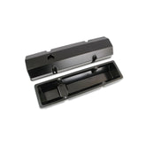 Fabricated Aluminum Valve Covers Black Finish Fits 1960-1986 Chevrolet 262-400 Gen I Small Block Mr Gasket