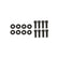 Fabricated Aluminum Valve Covers Black Finish Fits 1960-1986 Chevrolet 262-400 Gen I Small Block Mr Gasket