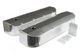 Fabricated Aluminum Valve Covers with Breather Holes Long Bolt Fits 1965-2000 Chevrolet 396-454 Big Block Mr Gasket