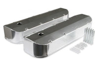 Fabricated Aluminum Valve Covers with Breather Holes Long Bolt Fits 1965-2000 Chevrolet 396-454 Big Block Mr Gasket