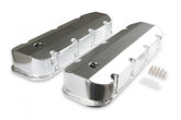 Fabricated Aluminum Valve Covers with Breather Holes Short Bolt Fits 1965-2000 Chevrolet 396-454 Big Block Mr Gasket