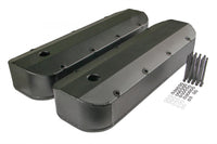 Fabricated Aluminum Valve Covers Black Finish Fits 1965-2000 Chevrolet 396-454 Tall Bolt BBC Mr Gasket