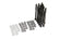 Fabricated Aluminum Valve Covers Black Finish Fits 1965-2000 Chevrolet 396-454 Tall Bolt BBC Mr Gasket