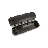 Fabricated Aluminum Valve Covers Black Finish Fits 1965-2000 Chevrolet 396-454 Short Bolt BBC Mr Gasket