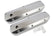 Fabricated Aluminum Valve Covers Silver Fits 1962-1985 Ford 221-351W Small Block Mr Gasket