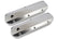 Fabricated Aluminum Valve Covers Silver Fits 1962-1985 Ford 221-351W Small Block Mr Gasket