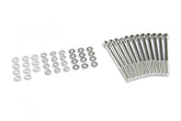 Fabricated Aluminum Valve Covers Silver Finish Fits 1964-1991 Chrysler 273-360 Small Block except Magnum Mr Gasket