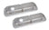 Cast Aluminum Valve Covers Pair Polished Fits 1962-1985 Ford 221-351W Small Block Mr Gasket