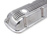 Cast Aluminum Valve Covers Pair Polished Fits 1962-1985 Ford 221-351W Small Block Mr Gasket