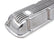 Cast Aluminum Valve Covers Pair Polished Fits 1962-1985 Ford 221-351W Small Block Mr Gasket