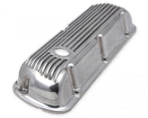 Cast Aluminum Valve Covers Pair Polished Fits 1962-1985 Ford 221-351W Small Block Mr Gasket