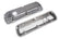 Cast Aluminum Valve Covers Pair Polished Fits 1962-1985 Ford 221-351W Small Block Mr Gasket