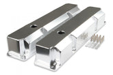Fabricated Aluminum Valve Covers Silver Finish Fits 1965-1978 Chrysler 383-440 Big Block Short Bolt (Not Angled) Mr Gasket
