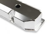 Fabricated Aluminum Valve Covers Silver Finish Fits 1965-1978 Chrysler 383-440 Big Block Short Bolt (Not Angled) Mr Gasket