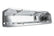 Fabricated Aluminum Valve Covers Silver Finish Fits 1965-1978 Chrysler 383-440 Big Block Long Bolt (Angled) Mr Gasket