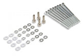 Fabricated Aluminum Valve Covers Silver Finish Fits 1965-1978 Chrysler 383-440 Big Block Long Bolt (Angled) Mr Gasket