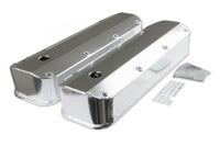 Fabricated Aluminum Valve Covers Silver Finish Fits 1968-1997 429/460 Ford Big Block Mr Gasket