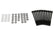 Fabricated Aluminum Valve Covers Black Finish Fits 1968-1997 429/460 Ford Big Block Mr Gasket