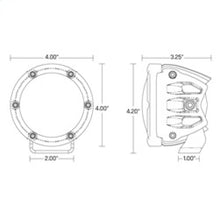 Load image into Gallery viewer, Rigid Industries 360-Series 4in LED SAE J583 Fog Light - Selective Yellow (Pair)