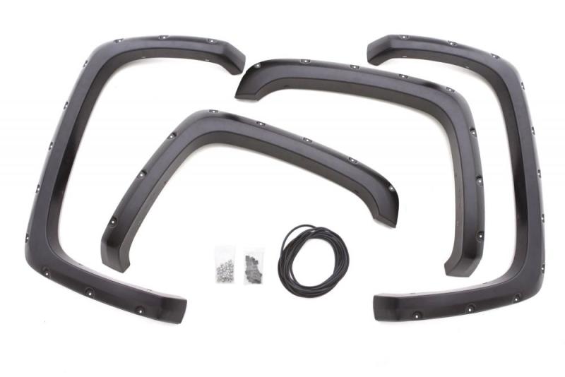 Lund 99-07 Chevy Silverado 1500 RX-Rivet Style Textured Elite Series Fender Flares - Black (4 Pc.)