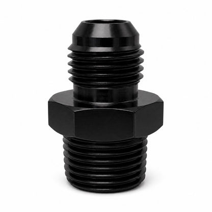 CVF Racing polished or black -10AN to 3/8 NPT straight adapter fitting, 10AN-3/8NPT